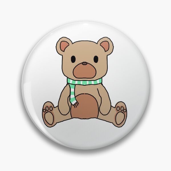 Item preview, green scarf bear designed and sold by domenut1234.