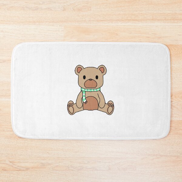 Item preview, green scarf bear designed and sold by domenut1234.