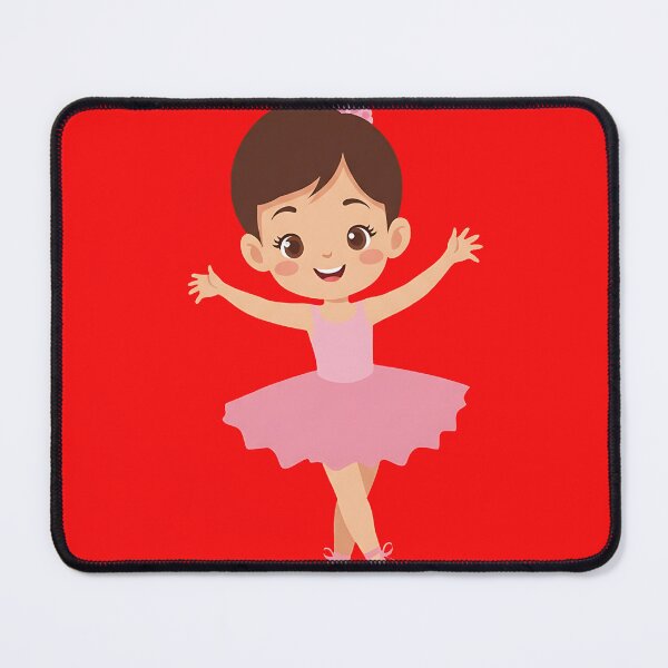 Item preview, Cute Ballerina Pose - Graceful Dance designed and sold by Bensoncreatives.