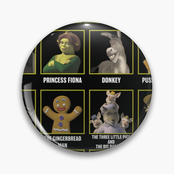 Item preview, Shrek Group Yearbook Style Poster designed and sold by دوباميكافين.