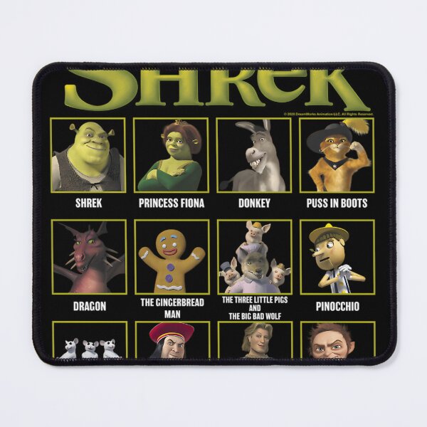 Item preview, Shrek Group Yearbook Style Poster designed and sold by دوباميكافين.