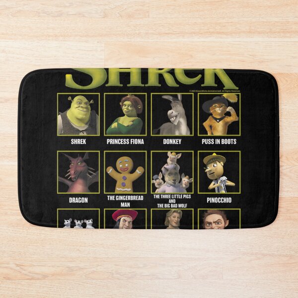 Item preview, Shrek Group Yearbook Style Poster designed and sold by دوباميكافين.
