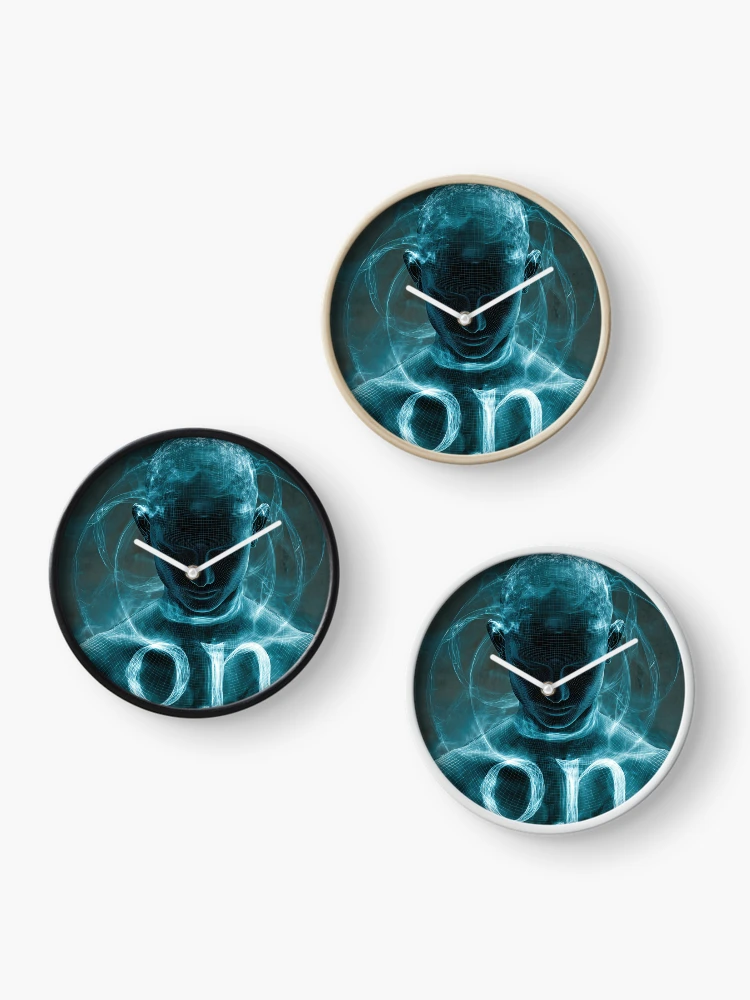 Thumbnail 3 of 4, Clock, Onhm designed and sold by RicoInStudios.