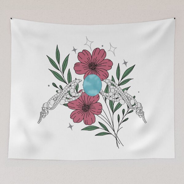 Item preview, Wessex Aquamarine Necklace Tiara Flowers designed and sold by FreeOrca.