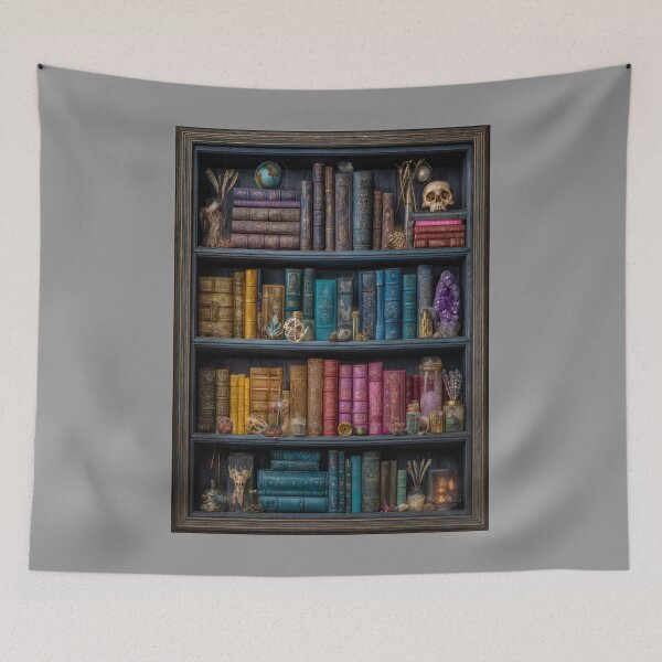 Item preview, Spell Bookshelf designed and sold by bubblyrainbow.
