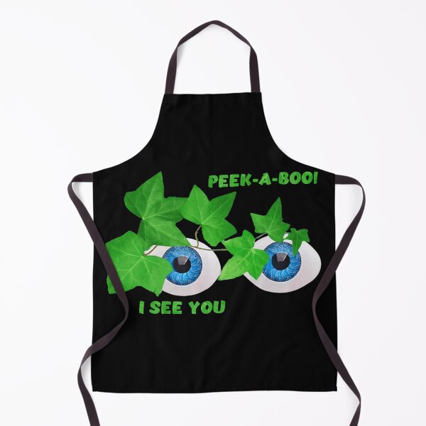 Item preview, Peek-A-Boo I See You – Ivy Leaves Eyes Collage designed and sold by ZorianArt.