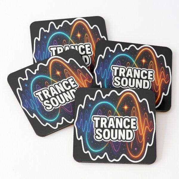 Item preview, Ondas de neón con sonido trance: diseño de festival de música electrónica Psy Trance designed and sold by |TRSSHOP|.