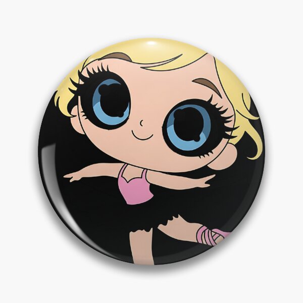Item preview, Adorable Ballerina Chibi Art - Cute Ballet Dancer designed and sold by ChiqueAvenue.