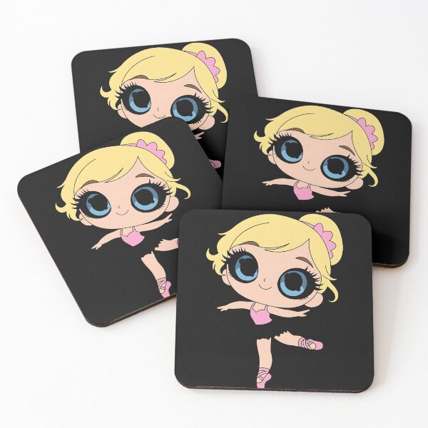 Item preview, Adorable Ballerina Chibi Art - Cute Ballet Dancer designed and sold by ChiqueAvenue.