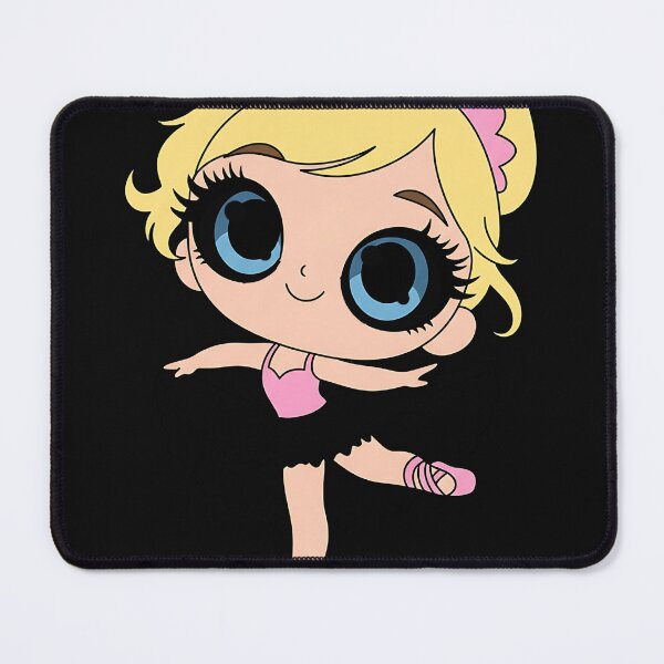 Item preview, Adorable Ballerina Chibi Art - Cute Ballet Dancer designed and sold by ChiqueAvenue.