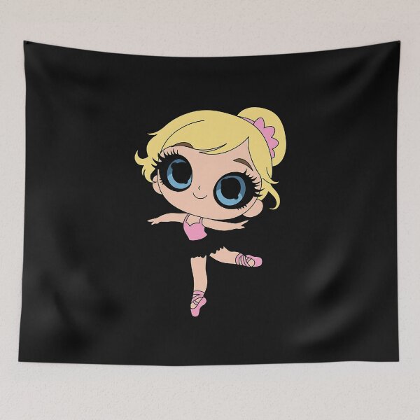 Item preview, Adorable Ballerina Chibi Art - Cute Ballet Dancer designed and sold by ChiqueAvenue.