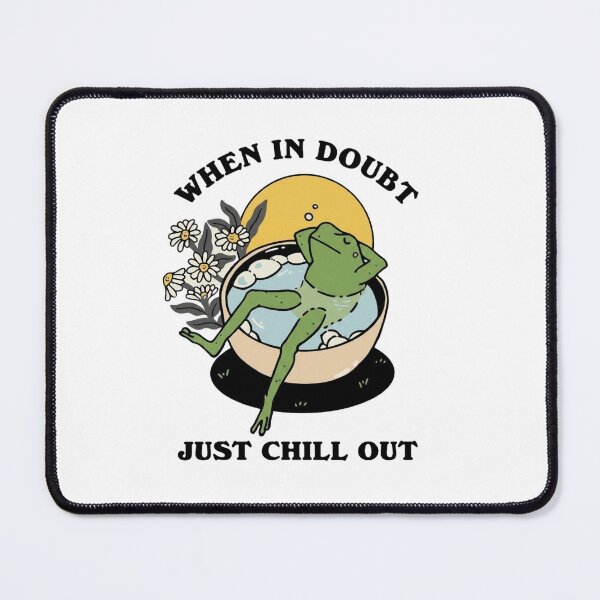 Item preview, Retro Chill Frog – When In Doubt Just Chill Out – Aesthetic Vintage Toad designed and sold by KaphzeShop.