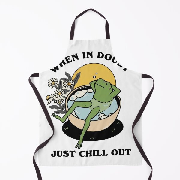 Item preview, Retro Chill Frog – When In Doubt Just Chill Out – Aesthetic Vintage Toad designed and sold by KaphzeShop.