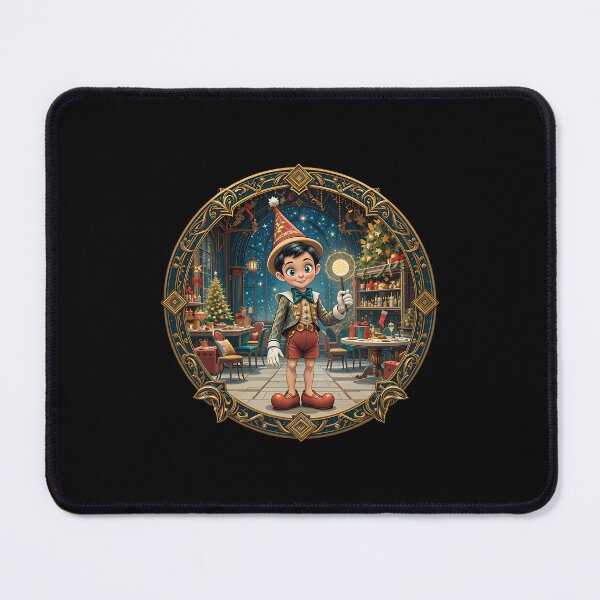 Item preview, Christmas Pinocchio Holiday Party Art designed and sold by fangchensheng.