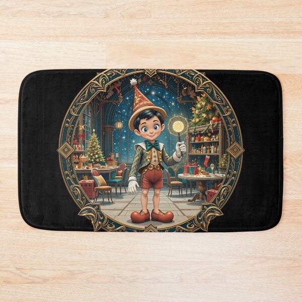 Item preview, Christmas Pinocchio Holiday Party Art designed and sold by fangchensheng.