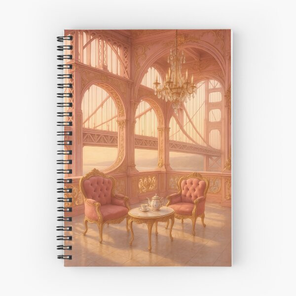Item preview, Sunset Serenity over the Golden Rococo Bridge designed and sold by yum1108.