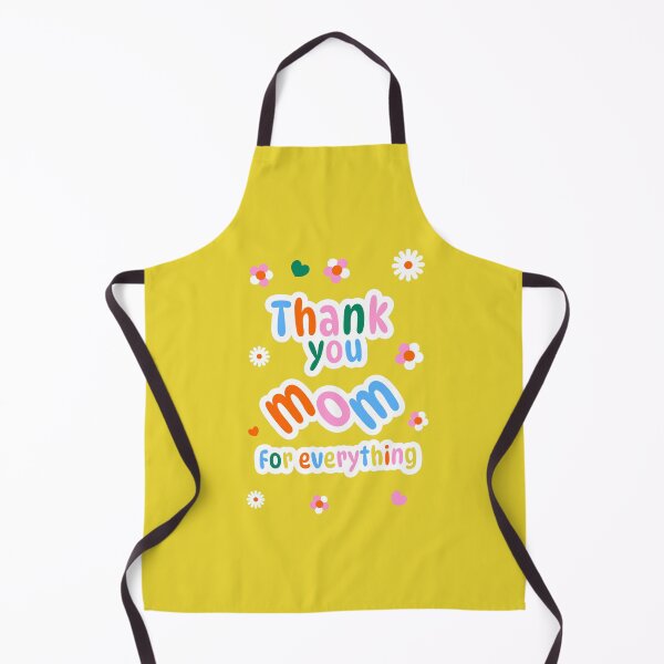 Item preview, Thank you mom for everything with vibrant flowers and typography text designed and sold by ItsMeSamad.