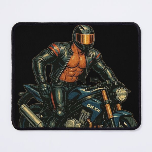 Item preview, Retro Gay Leather Daddy Biker Kink Gay Pride Graphic Design designed and sold by ItsAKinkThing.