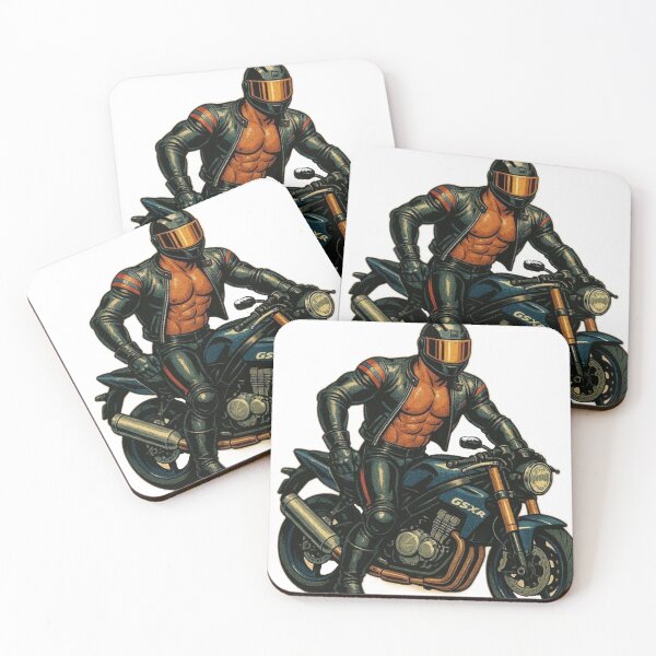 Item preview, Retro Gay Leather Daddy Biker Kink Gay Pride Graphic Design designed and sold by ItsAKinkThing.