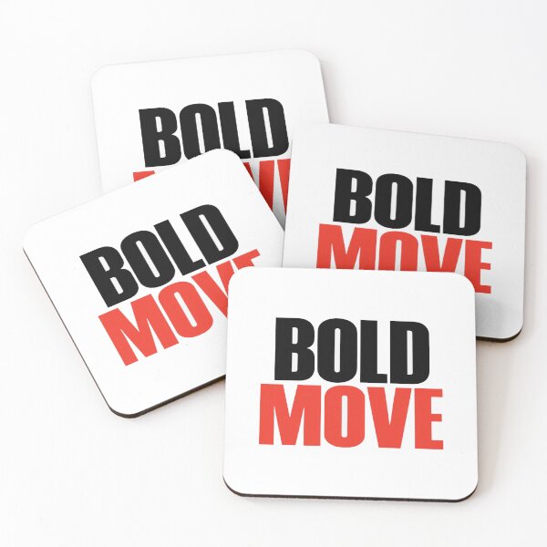 Item preview, Bold Move Typography – Strong Minimalist Motivation for Confidence & Daily Drive designed and sold by Bright Nest Studio.