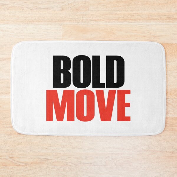Item preview, Bold Move Typography – Strong Minimalist Motivation for Confidence & Daily Drive designed and sold by Bright Nest Studio.