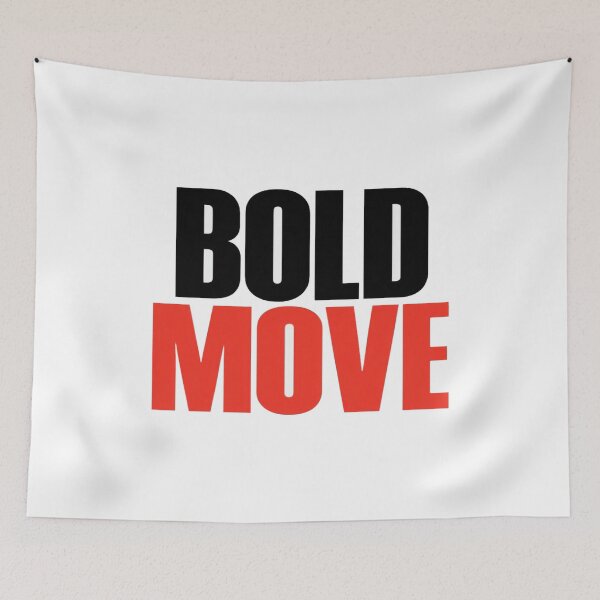 Item preview, Bold Move Typography – Strong Minimalist Motivation for Confidence & Daily Drive designed and sold by Bright Nest Studio.