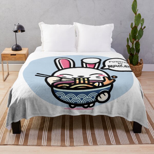 Item preview, "Happy Easter 2026 – Powered by Ramen | Kawaii Bunny Eating Ramen | Cute Foodie Aesthetic" designed and sold by artworkathome.
