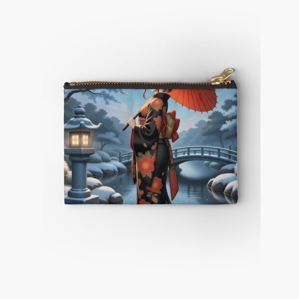 Item preview, Winter Snowfall Kimono Maiden designed and sold by RadaQueen.