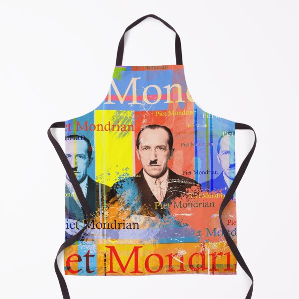 Item preview, Piet Mondrian Portrait: An aesthetic collage for art lovers designed and sold by Mauswohn.