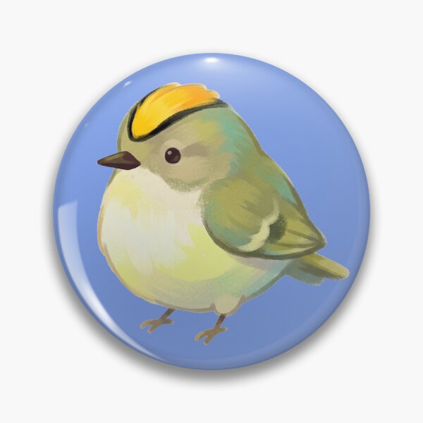 Item preview, Winter Goldcrest Bird designed and sold by patterncrow.