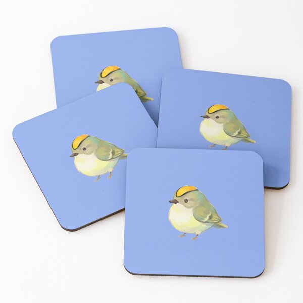 Item preview, Winter Goldcrest Bird designed and sold by patterncrow.