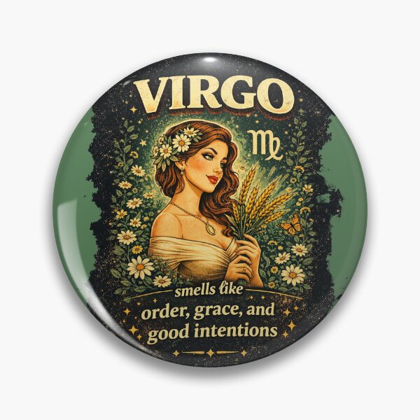 Item preview, Virgo Zodiac Maiden Symbol Design designed and sold by AlvelinaCP.