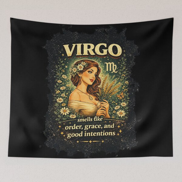 Item preview, Virgo Zodiac Maiden Symbol Design designed and sold by AlvelinaCP.