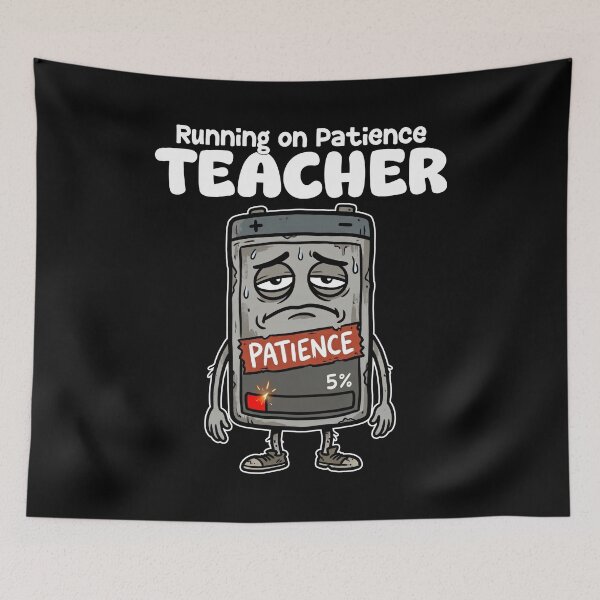 Item preview, TEACHER - RUNNING ON PATIENCE designed and sold by KEF Custom.