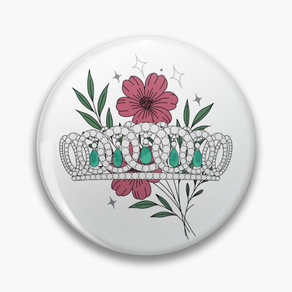 Item preview, Vladimir Emerald Drop Tiara Flowers designed and sold by FreeOrca.