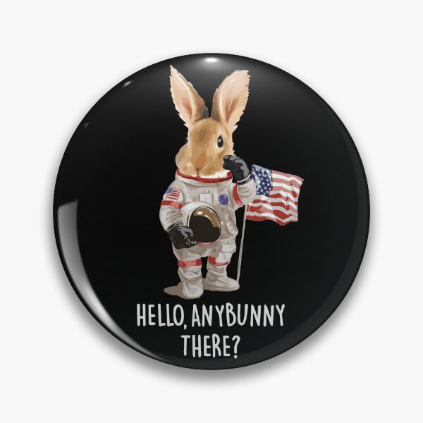Item preview, "Happy Easter 2026: Easter Astronaut Bunny - Hello Anybunny There? Easter Egg Hunt Space Adventure Design" designed and sold by artworkathome.