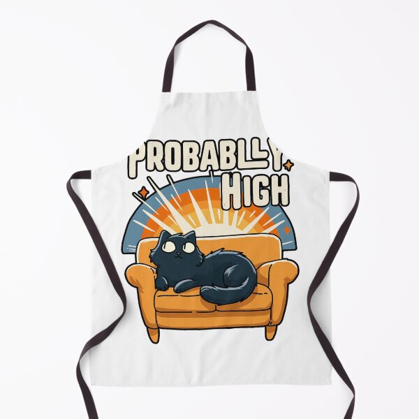 Item preview, Probably High Funny Stoner Cat Meme Design designed and sold by Region.