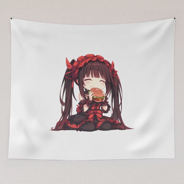 Item preview, Kurumi Tokisaki Date A Live Chibi Kawaii Bite designed and sold by earlobejerk.