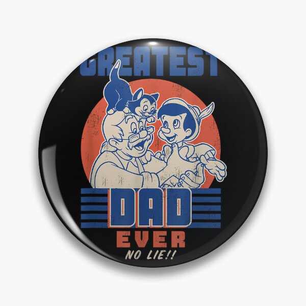 Item preview, Pinocchio And Geppetto Greatest Dad Ever No Lie designed and sold by fangchensheng.