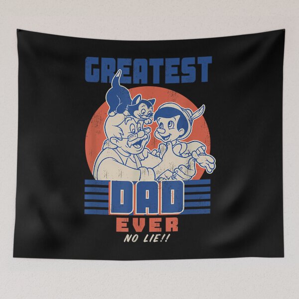 Item preview, Pinocchio And Geppetto Greatest Dad Ever No Lie designed and sold by fangchensheng.