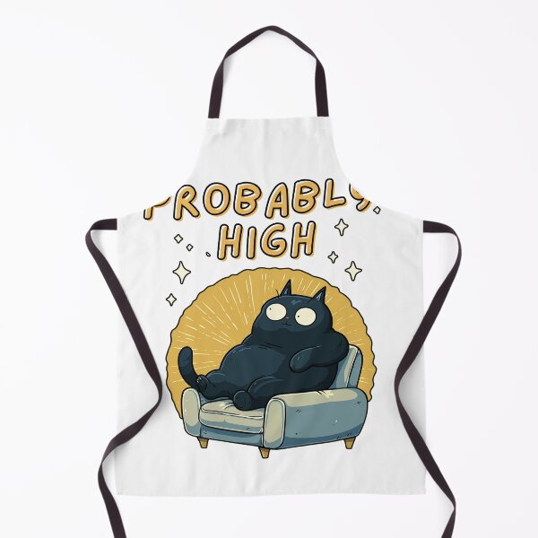 Item preview, Probably High Lazy Stoner Cat Meme designed and sold by Region.