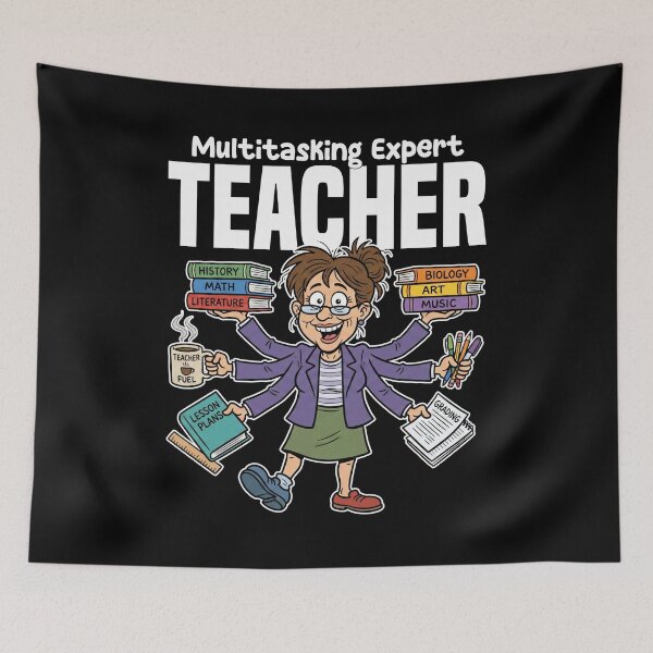 Item preview, TEACHER - MULTITASKING EXPERT designed and sold by KEF Custom.