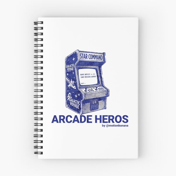 Item preview, Retro Arcade Machine Galactic Voyage 80s Gaming Hero  designed and sold by MotionBanana Art.