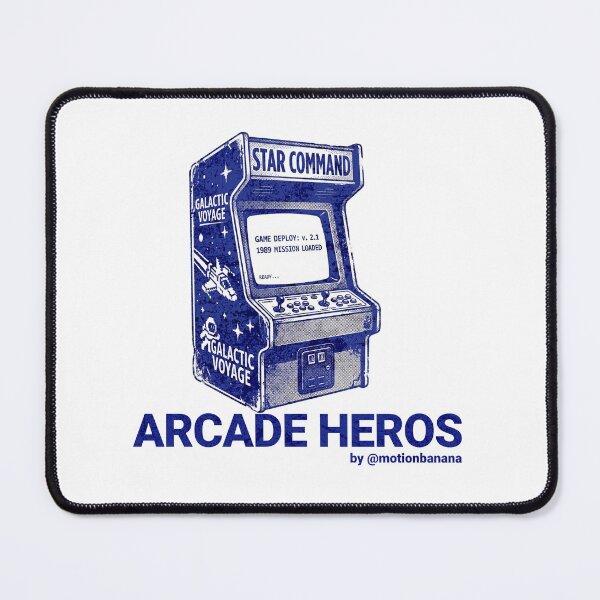 Item preview, Retro Arcade Machine Galactic Voyage 80s Gaming Hero  designed and sold by MotionBanana Art.