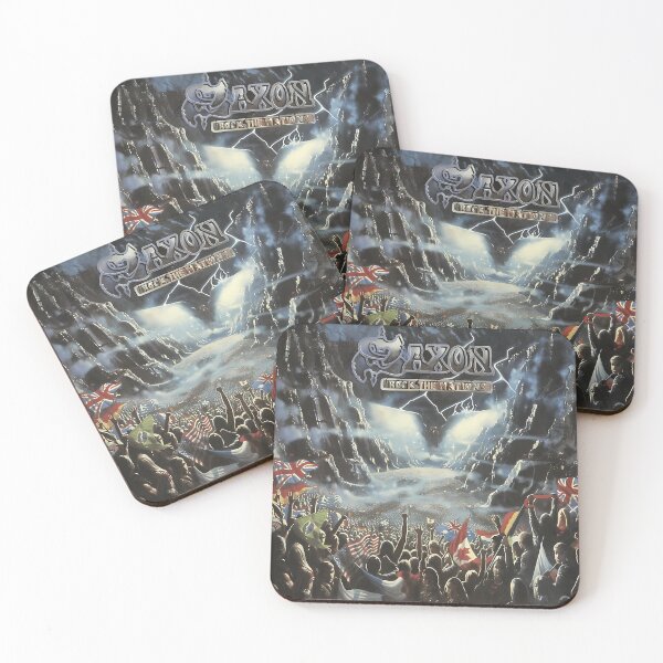 Item preview, Saxon - Rock The Nations Album 1986 designed and sold by AnontGraphicLab.