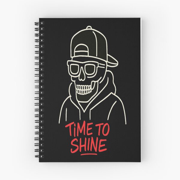 Item preview, Time to Shine Skull – Urban Streetwear Graphic for Confidence & Bold Style designed and sold by Bright Nest Studio.