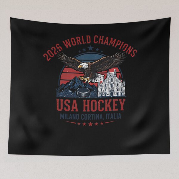 Item preview, Usa Hockey 2026 World Champs Milano Cortina Italia  designed and sold by Emmanuelopene.
