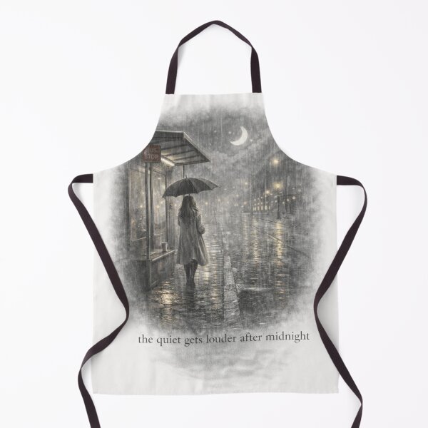 Item preview, The Quiet Gets Louder After Midnight designed and sold by ByKubraArt.