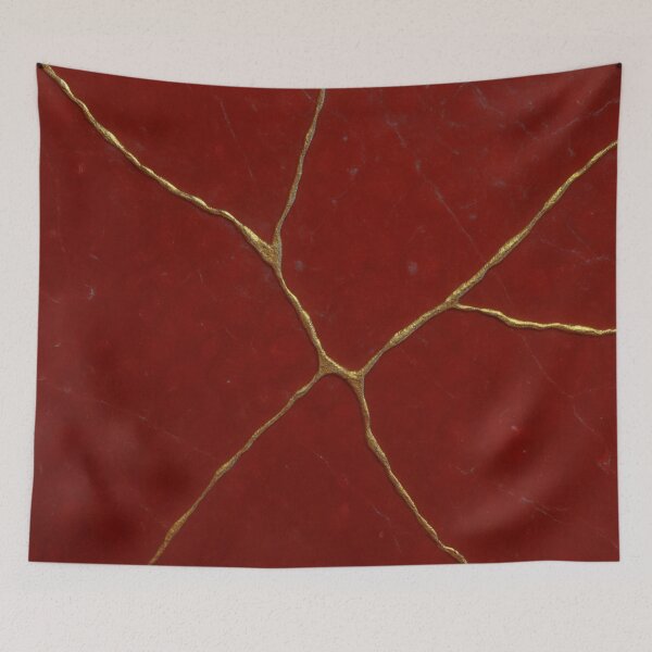Item preview, Kintsugi Crimson & Gold – The Art of Refined Fractions designed and sold by Eric Nagel.