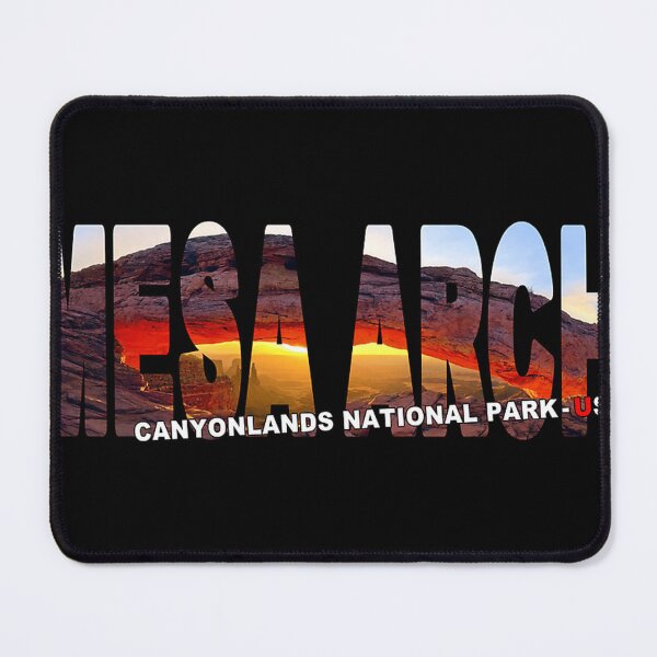 Item preview, Mesa Arch Canyonlands National Park Usa - Sunrise Red Glow Utah designed and sold by Sugoxy.